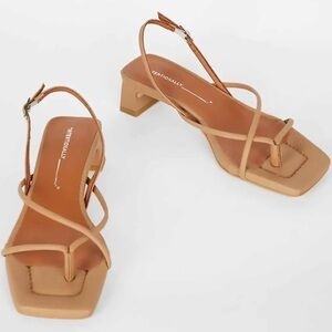 Intentionally Blank Fifi Heeled Sandals in camel